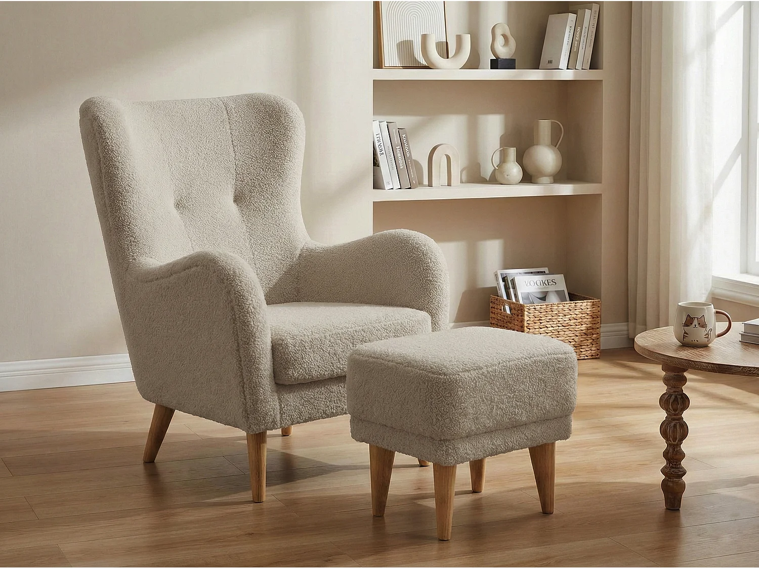 Fotel Roland z podnóżkiem-ergonomiczny, komfortowy i ponadczasowy design 4895647 - obrazek 1