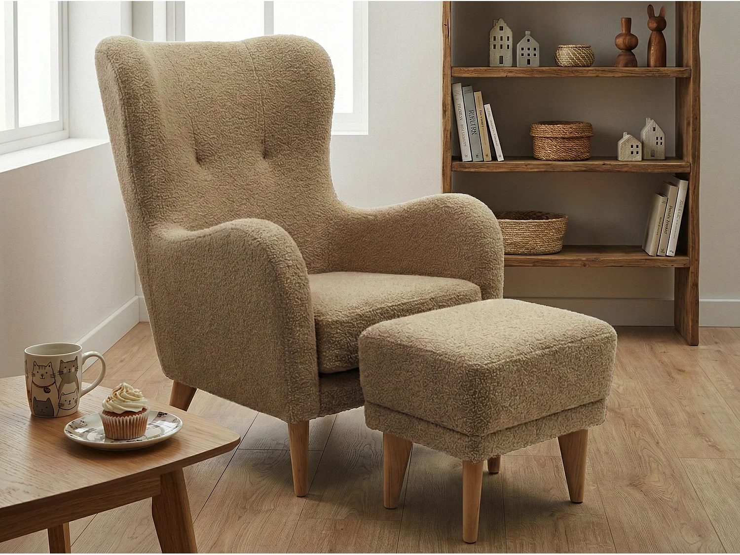 Fotel Roland z podnóżkiem-ergonomiczny, komfortowy i ponadczasowy design 4895643 - obrazek 1