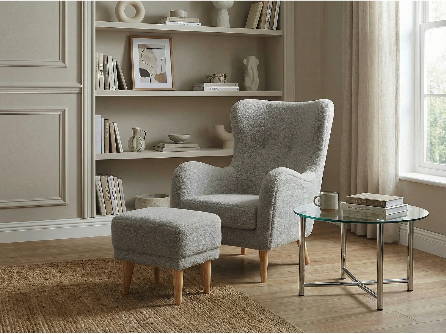 Fotel Roland z podnóżkiem-ergonomiczny, komfortowy i ponadczasowy design 4895653 - obrazek 1