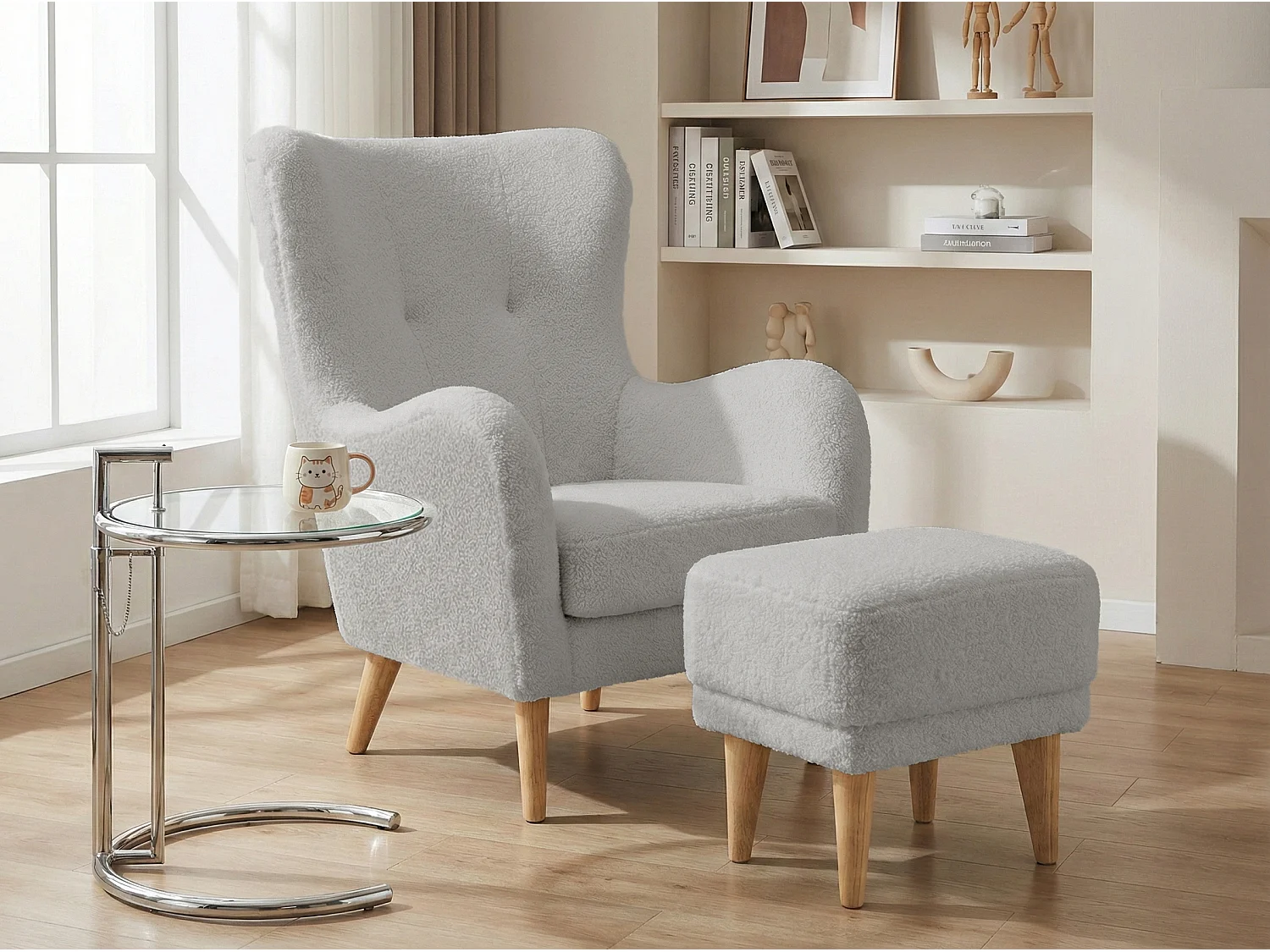 Fotel Roland z podnóżkiem-ergonomiczny, komfortowy i ponadczasowy design 4895645 - obrazek 1