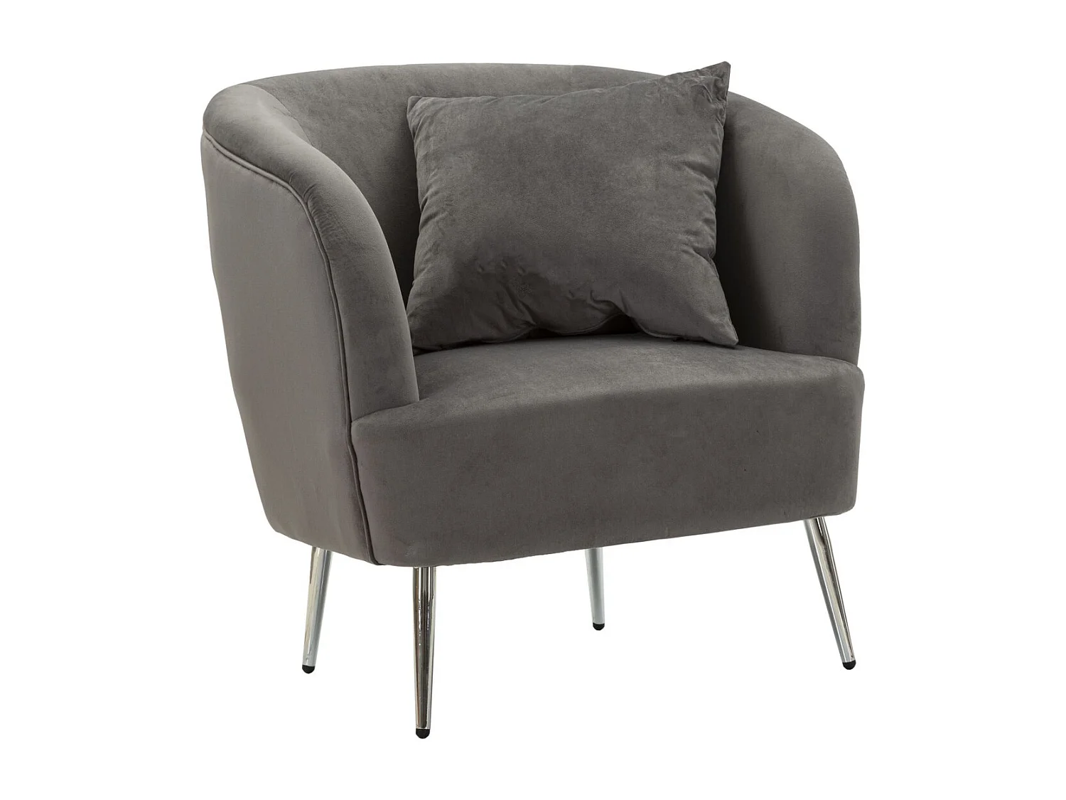Fotel VKH313, Szary, 73x66x78 cm, Kendra Home 4904052 - obrazek 1