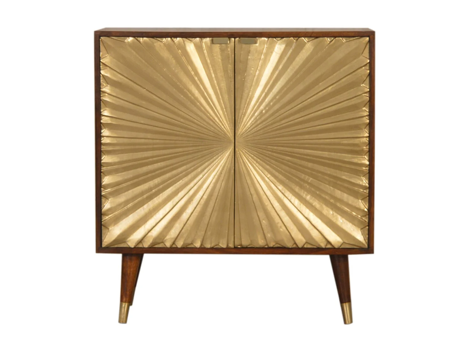 Mebel Manila Gold Artisan Furniture, 2 półki wewnętrzne, mieszanka brązu i złota 3480139 - obrazek 1