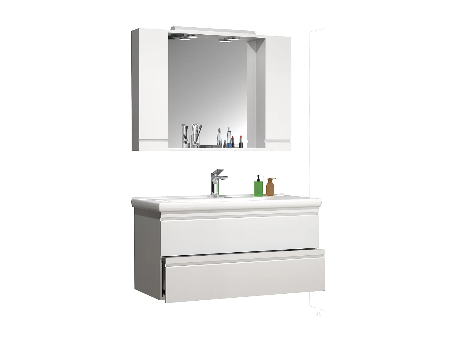 3 szt. umywalka Silora XL 3140382