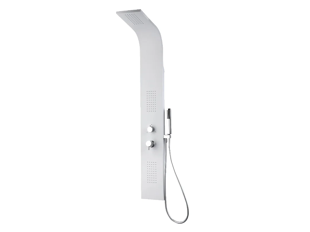 Esseflat panel prysznicowy mechaniczny Biały - Essebagno 4917117 - obrazek 1