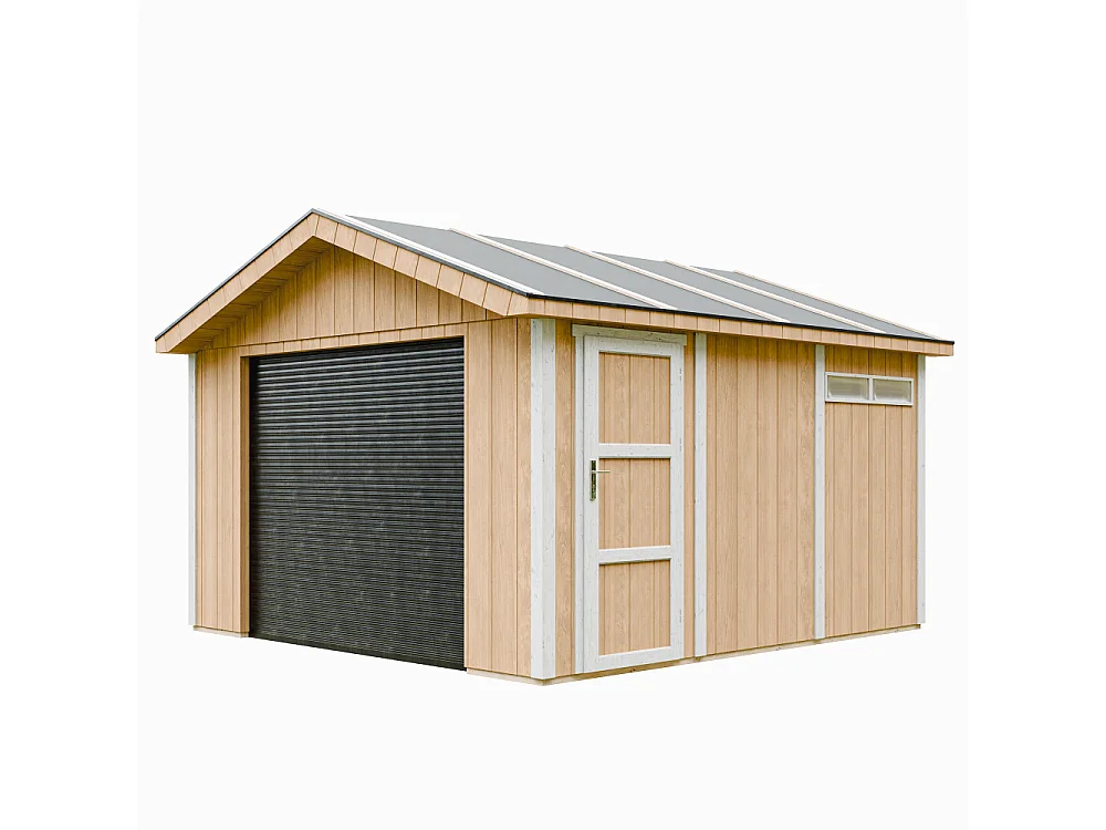 Garaż premium quality - 13 m² - Dł. 378x412 cm - M990B-HARVEST HONEY 4920896 - obrazek 1