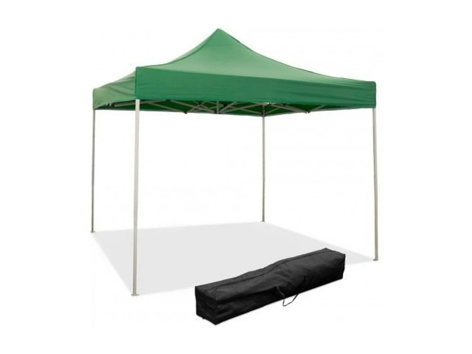 3 x 3 m Zielona składana altana pokryta wodoodpornym PVC 4929690