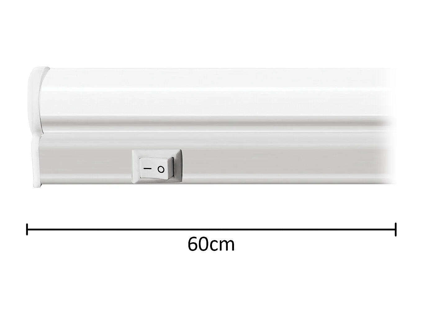 Alcapower Plafoniera LED T5 60cm 95W 975lm 4000K Światło Naturalne, Klasa F, Kompaktowy Design do Wnętrz, IP20, 15000h 4929710