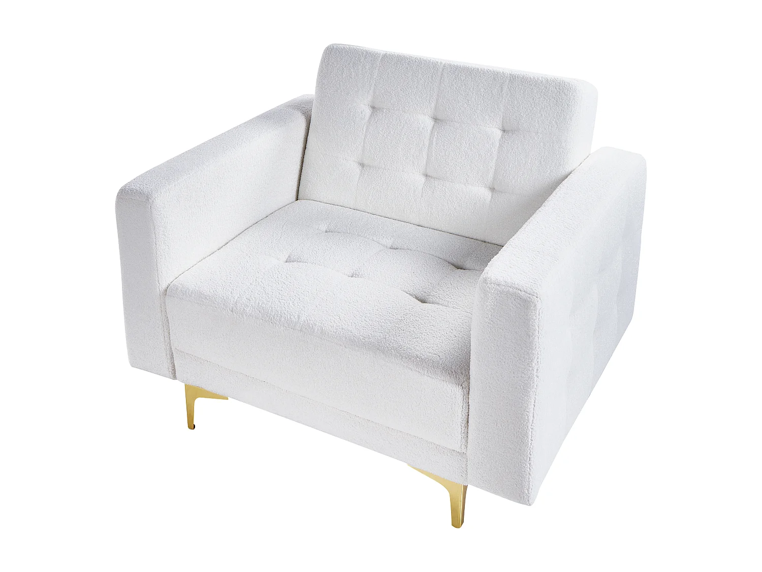 Fotel ABERDEEN Boucle Złamana biel 3907322 - obrazek 1