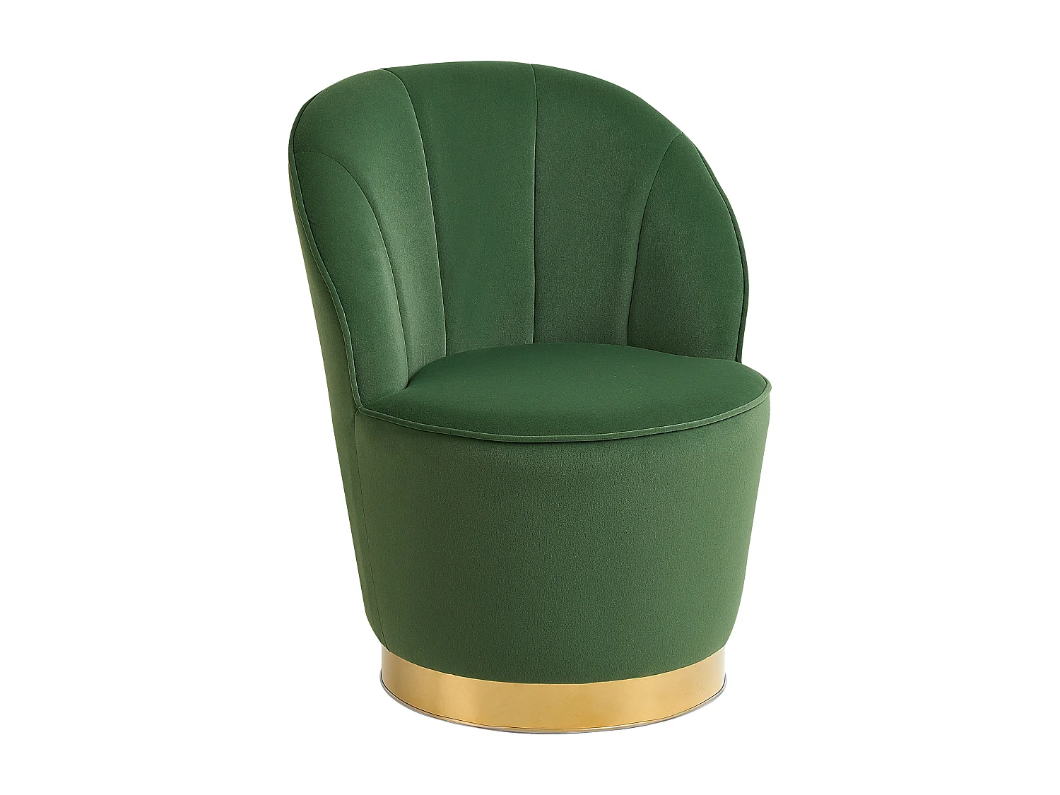 Fotel ALBY Welur Ciemnozielony 2706897 - obrazek 1