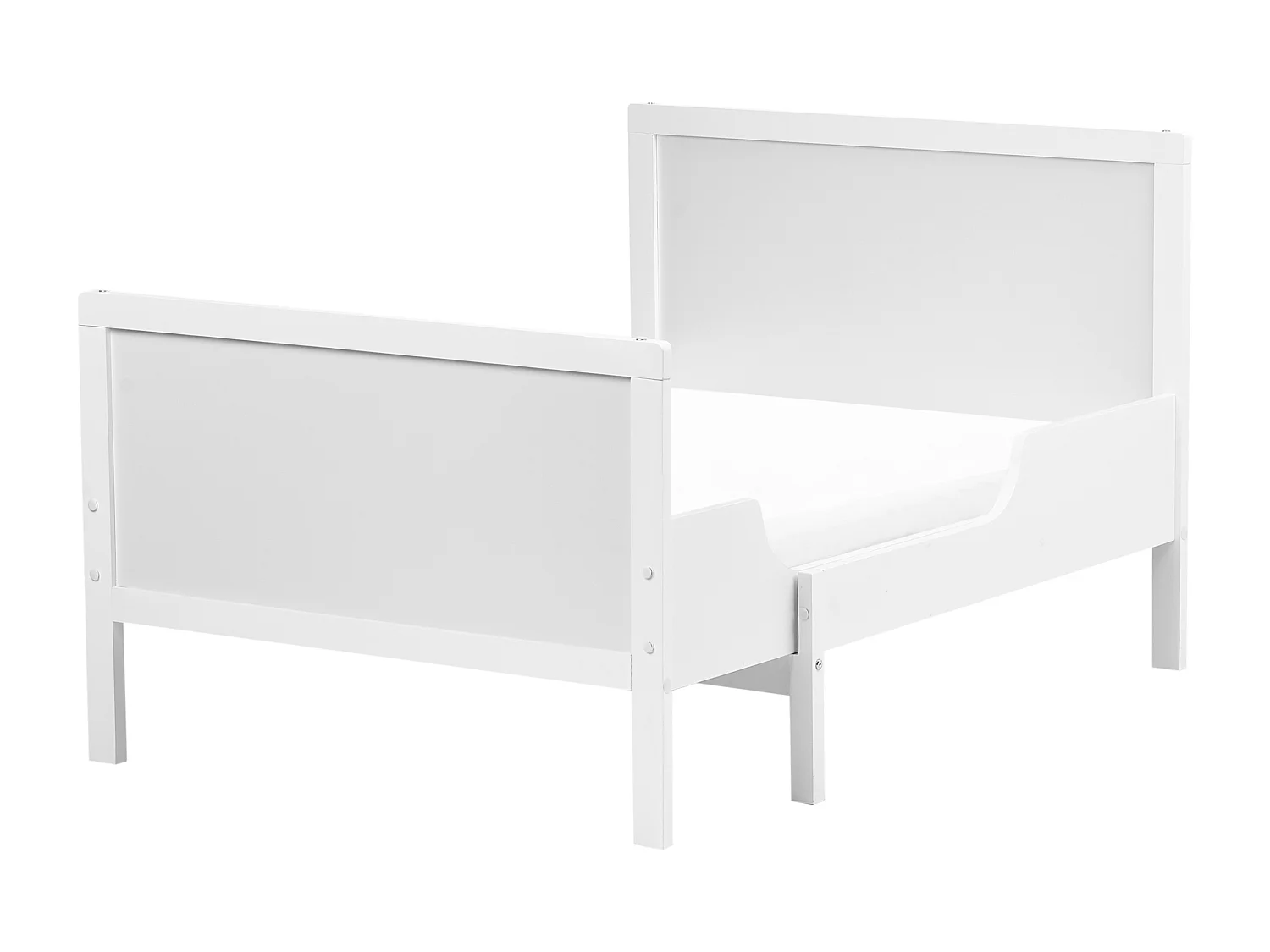 Łóżko dziecięce rozsuwane 90 x 200 cm białe MONTIGNY 4336298