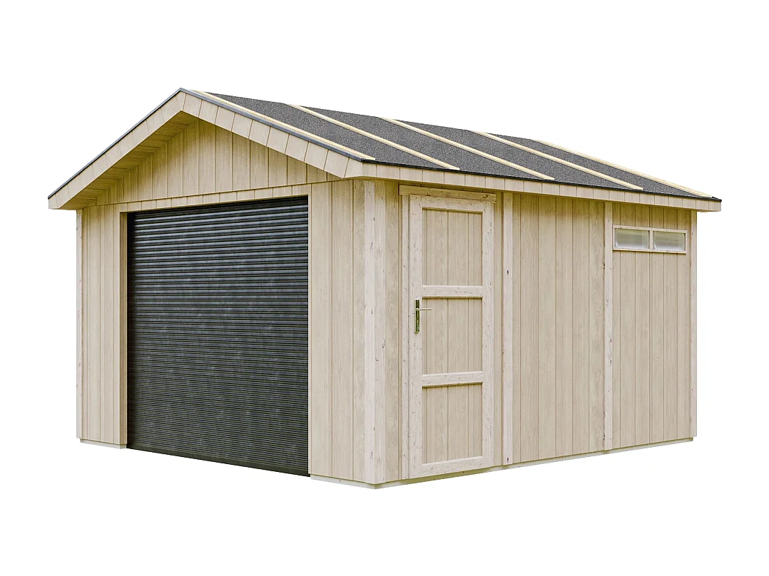 Garaż premium quality - 13 m² - Dł. 378x412 cm - M990B 3293909 - obrazek 1