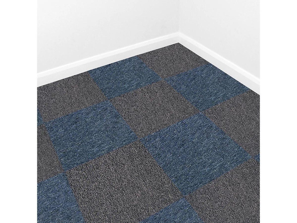 40 x Płytki dywanowe 10m2 / Storm Blue i Charcoal Black 1282139