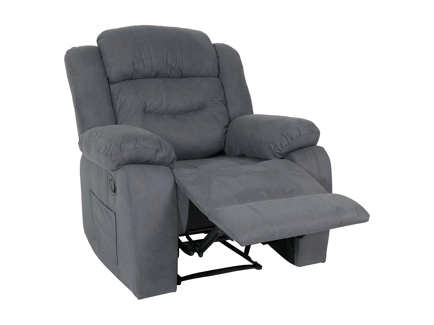 Fotel telewizyjny MCW-J57 XXL, szaro-niebieski 2739533