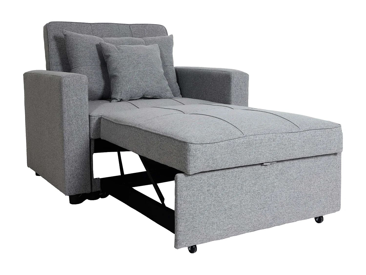 Fotel do spania MCW-L90, jasnoszary 1803683 - obrazek 1