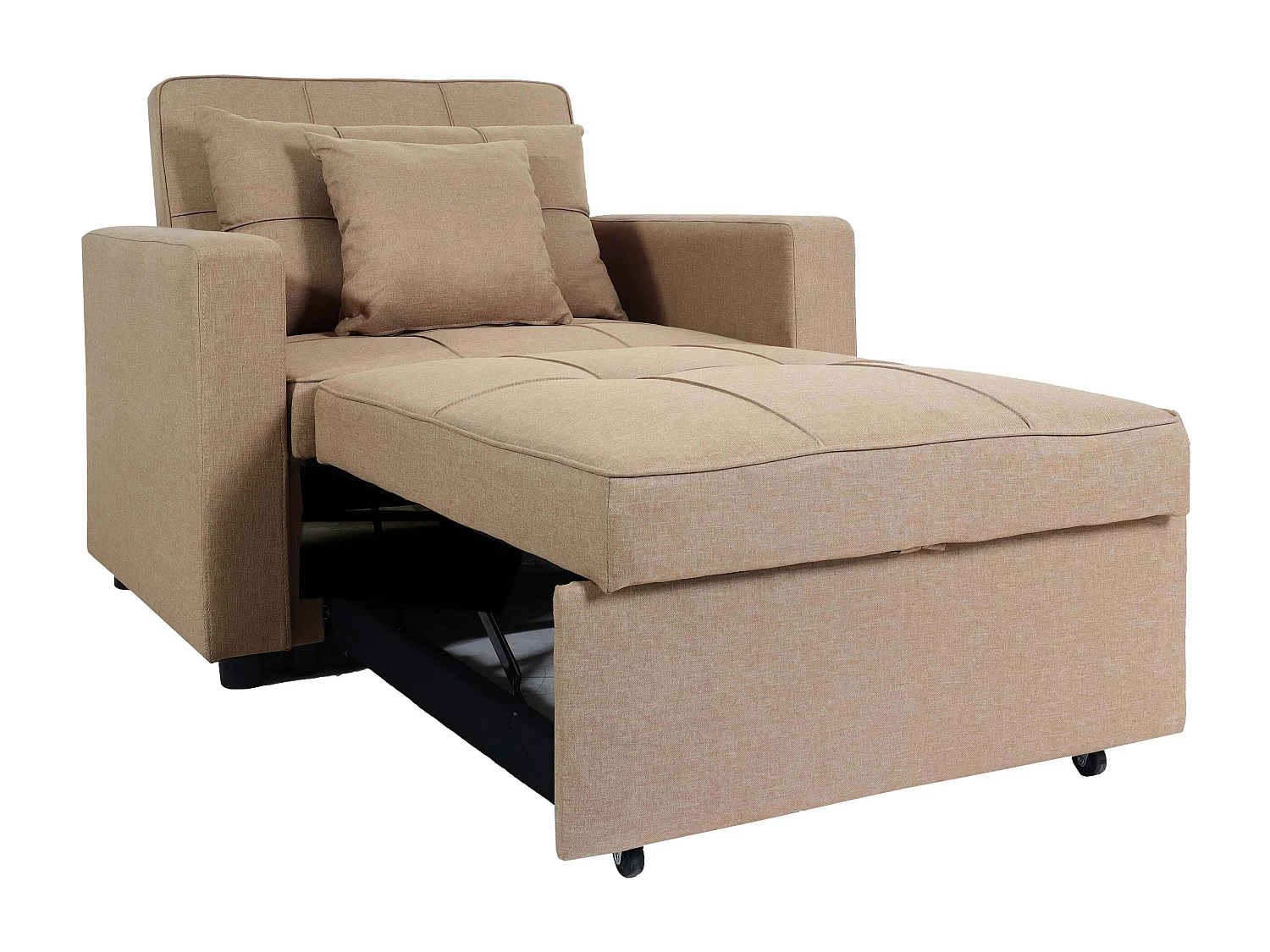 Fotel do spania MCW-L90, taupe 1803753 - obrazek 1