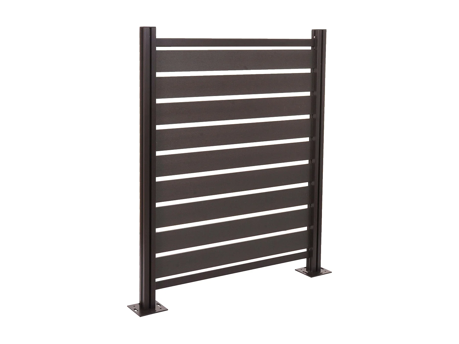 Aluminiowe ogrodzenie kosza na śmieci MCW-K57, antracyt 2166445 - obrazek 1