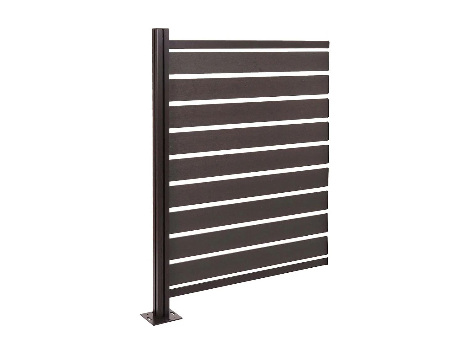 Aluminiowe ogrodzenie kosza na śmieci MCW-K57, antracyt 2166455 - obrazek 1