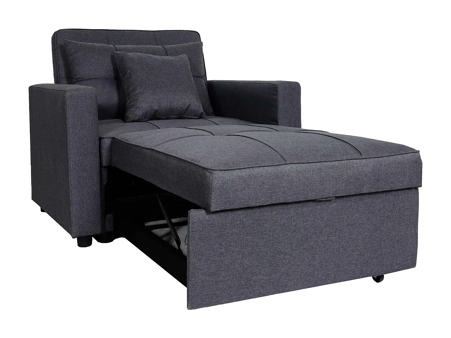 Fotel do spania MCW-L90, ciemnoszary 1803761 - obrazek 1