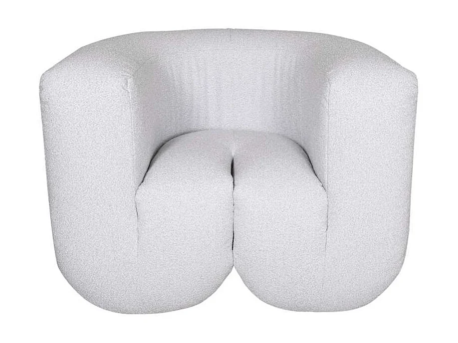 Fotel 100x75x85 cm jasnoszary nua 4798603 - obrazek 1
