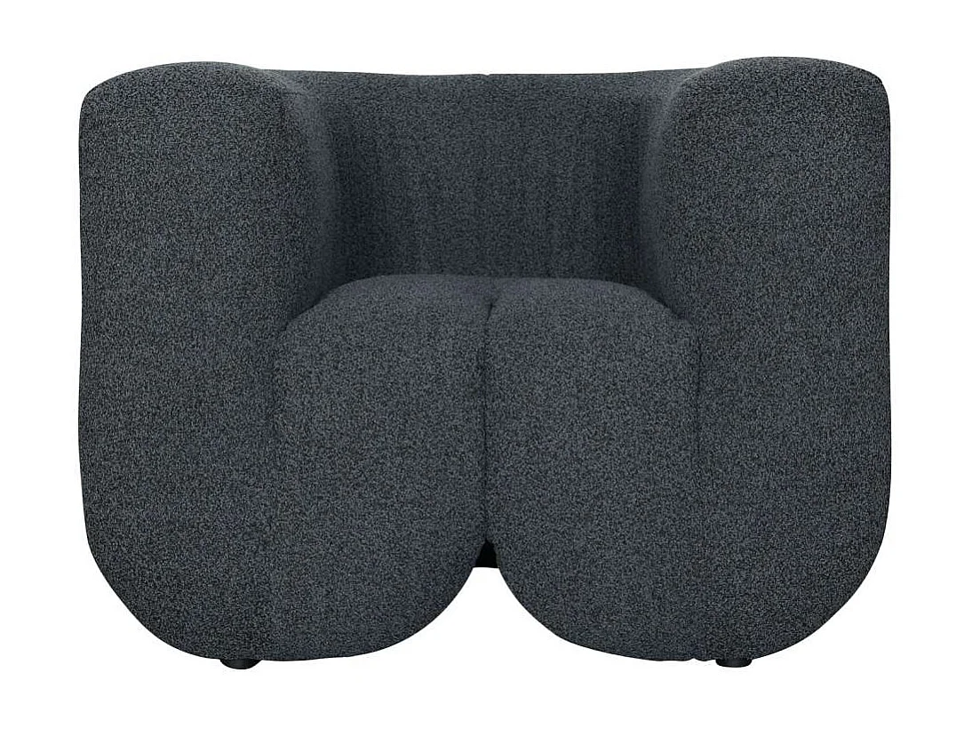 Fotel 100x75x85 cm ciemnoszary Nua N88-100-6 4798599 - obrazek 1