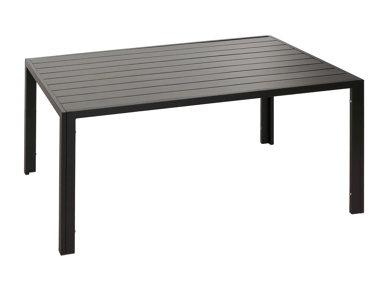 Aluminiowy stół do jadalni MCW-N40, antracyt 3581046