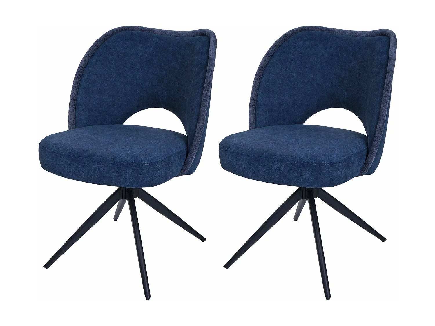 Krzesło do jadalni MCW-N72 (zestaw 2 sztuk), niebieski 4336952 - obrazek 1