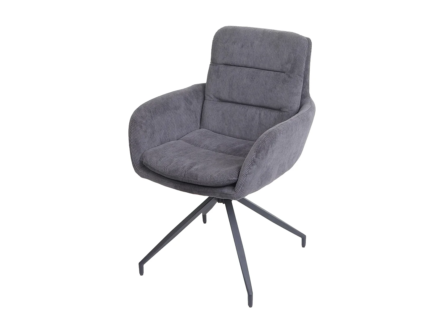 Krzesło do jadalni MCW-K32, Cord grey 1776691 - obrazek 1
