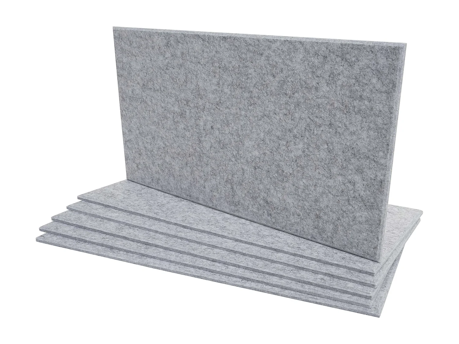 Akustyczny panel ścienny MCW-L52 (zestaw 6 sztuk), jasnoszary 2453761