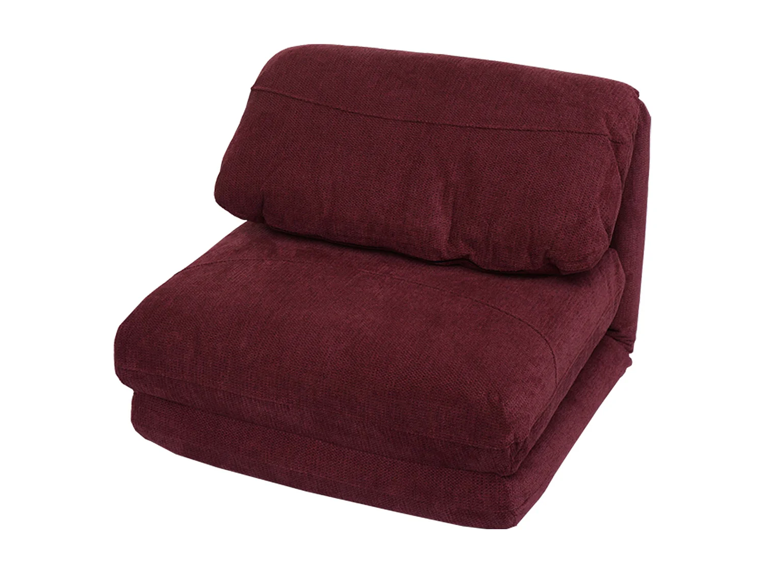Fotel rozkładany MCW-E68, bordeaux 3773199