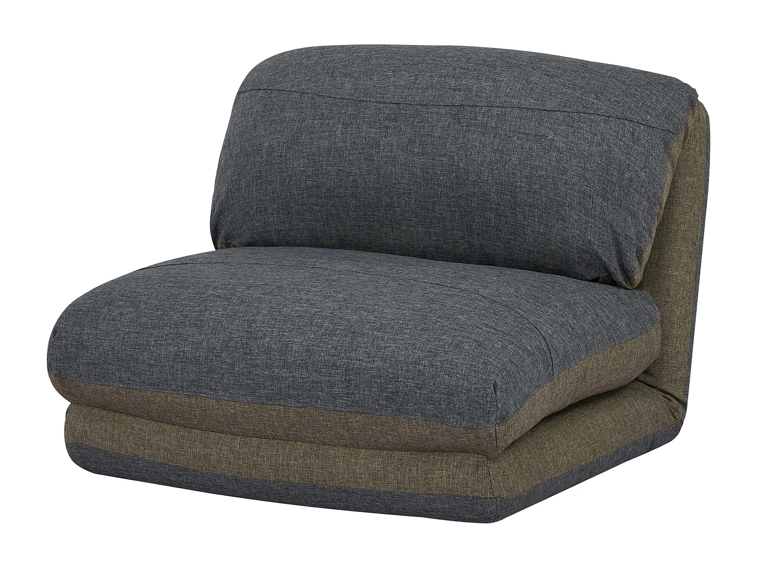 Fotel do spania MCW-E68, khaki/ciemnoszary 1803745 - obrazek 1