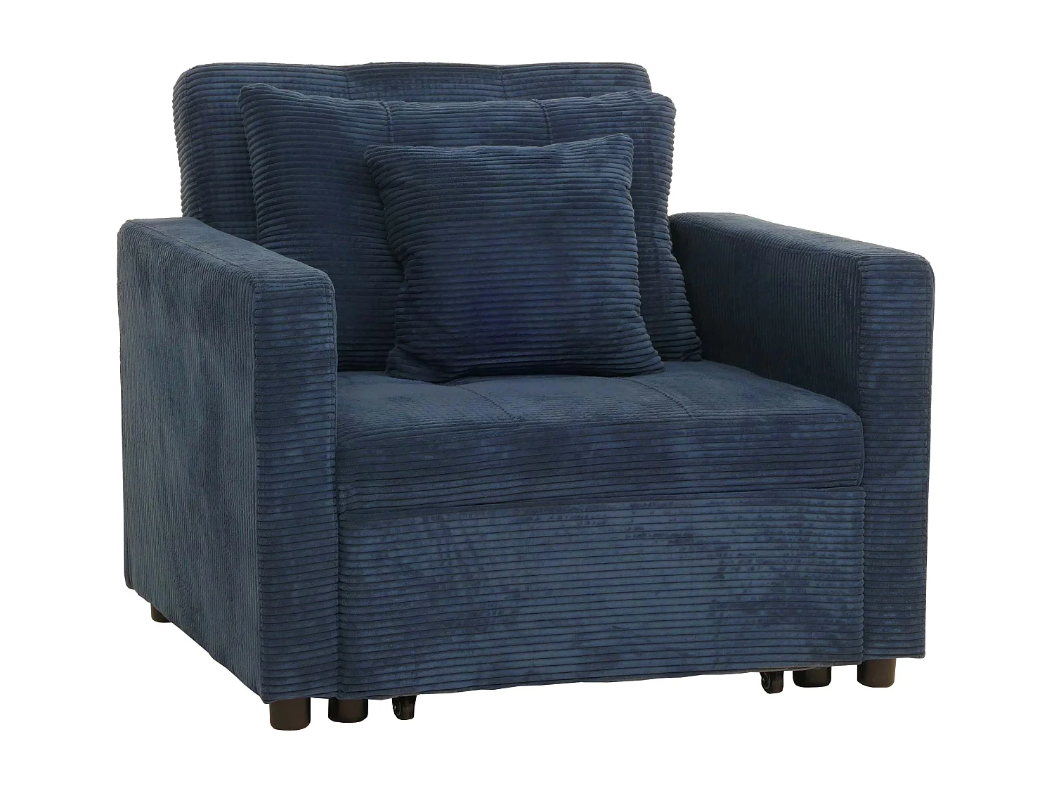 Fotel rozkładany MCW-L90, niebieski 4212838 - obrazek 1