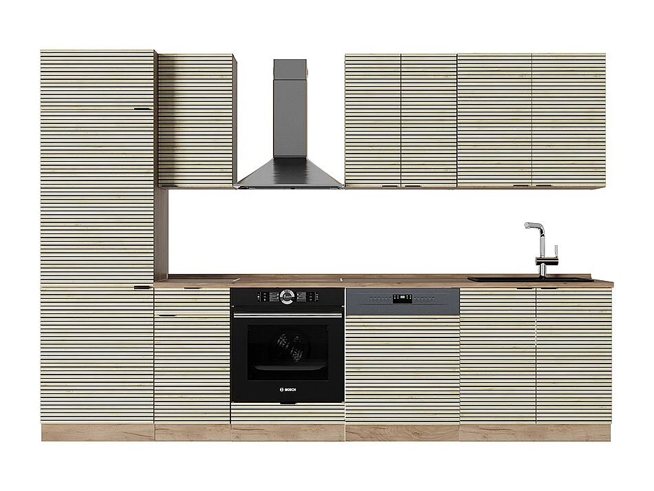 Aneks kuchenny panel dębowy/dąb goldkraft 300x60x81.6 fame-line 4779816 - obrazek 1