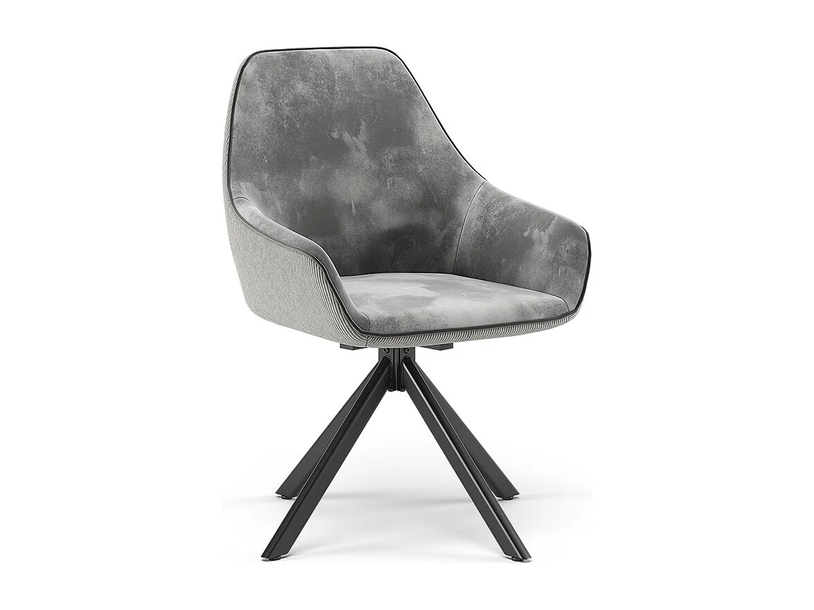 Fotel wypoczynkowy jasnoszary 60x62x89 eleganza 4792663 - obrazek 1