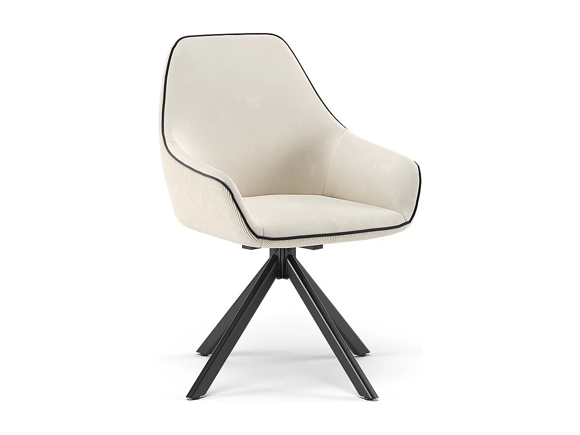 Fotel wypoczynkowy beżowy 60x62x89 eleganza 4792661 - obrazek 1
