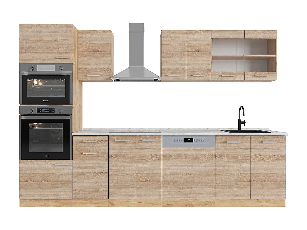 Aneks kuchenny dąb sonoma/goldkraft 300x60x81.6 r-line 4781857 - obrazek 1