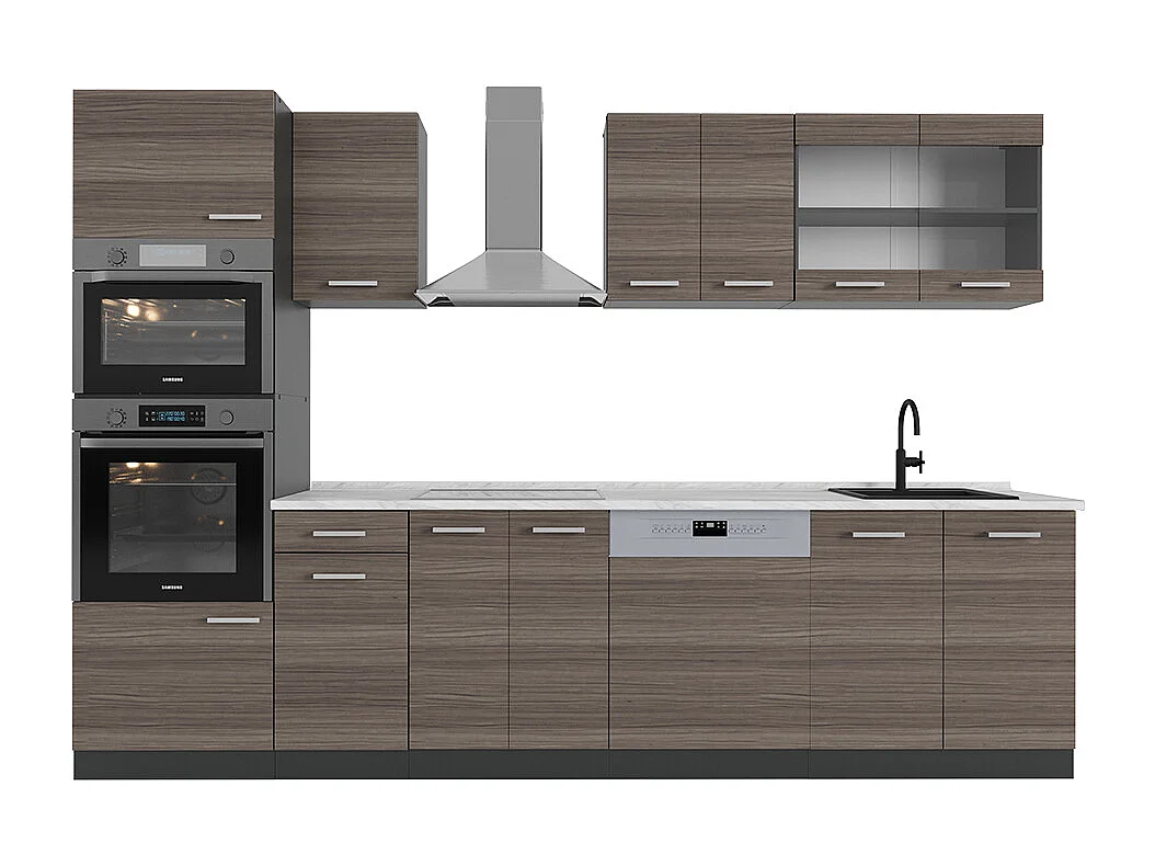 Aneks kuchenny szlachetny szary/antracyt 300x60x81.6 r-line 4780880 - obrazek 1