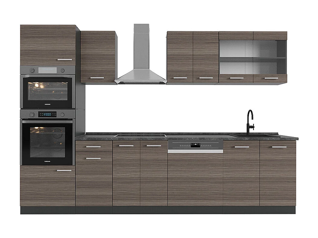 Aneks kuchenny szlachetny szary/antracyt 300x60x81.6 r-line 4780748 - obrazek 1