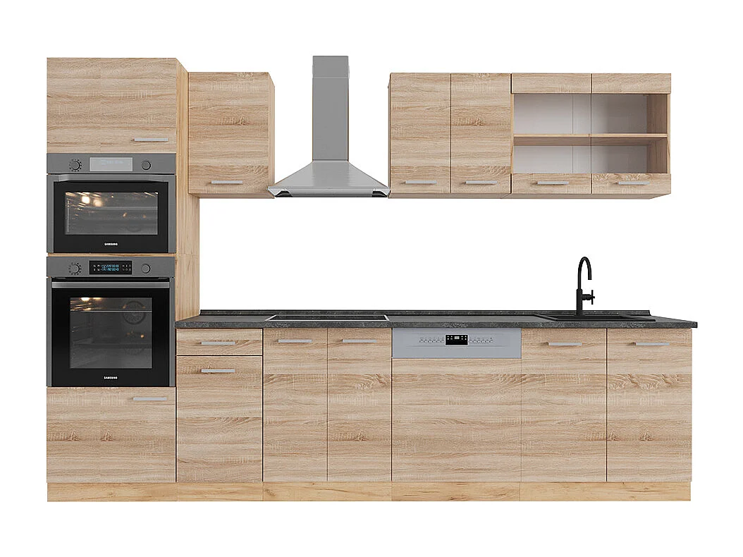 Aneks kuchenny dąb sonoma/goldkraft 300x60x81.6 r-line 4780681 - obrazek 1