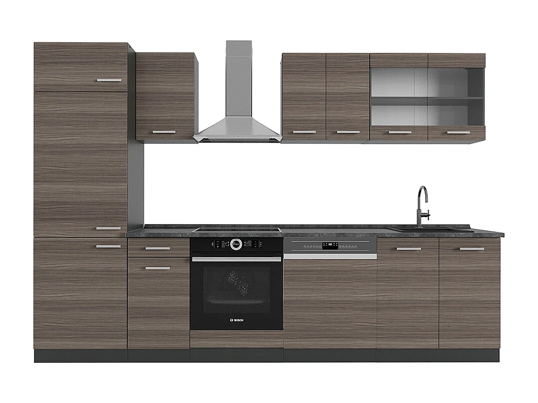 Aneks kuchenny szlachetny szary/antracyt 300x60x81.6 r-line 4782204 - obrazek 1