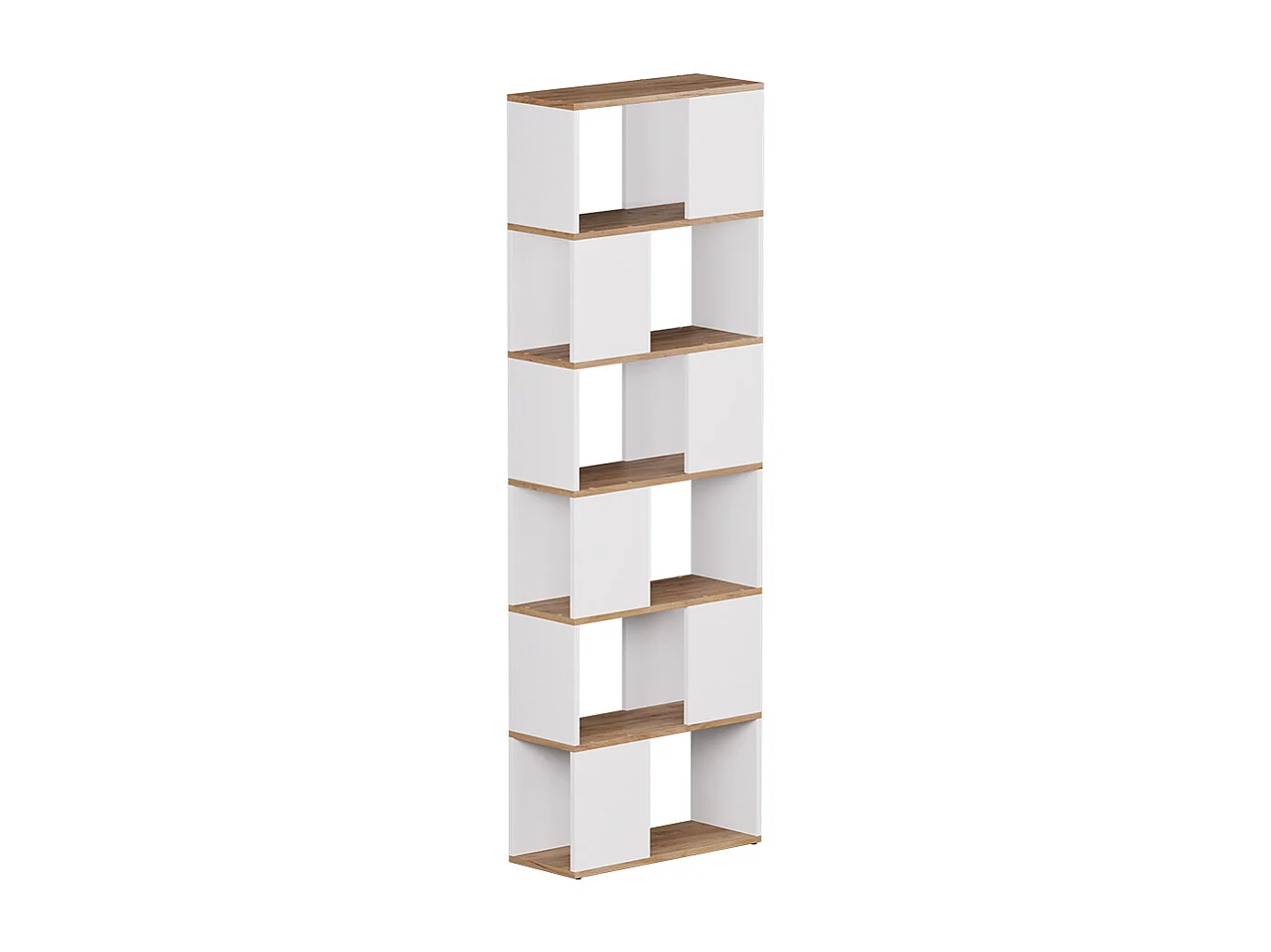 Dzielnik pokoju biały/złoty dąb 60x24x186 eneos 4775297