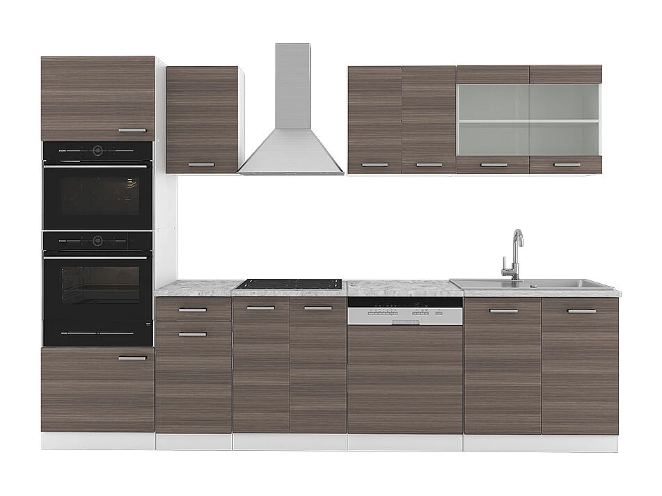 Aneks kuchenny szlachetny szary/biały 300x60x81.6 r-line 4780304 - obrazek 1