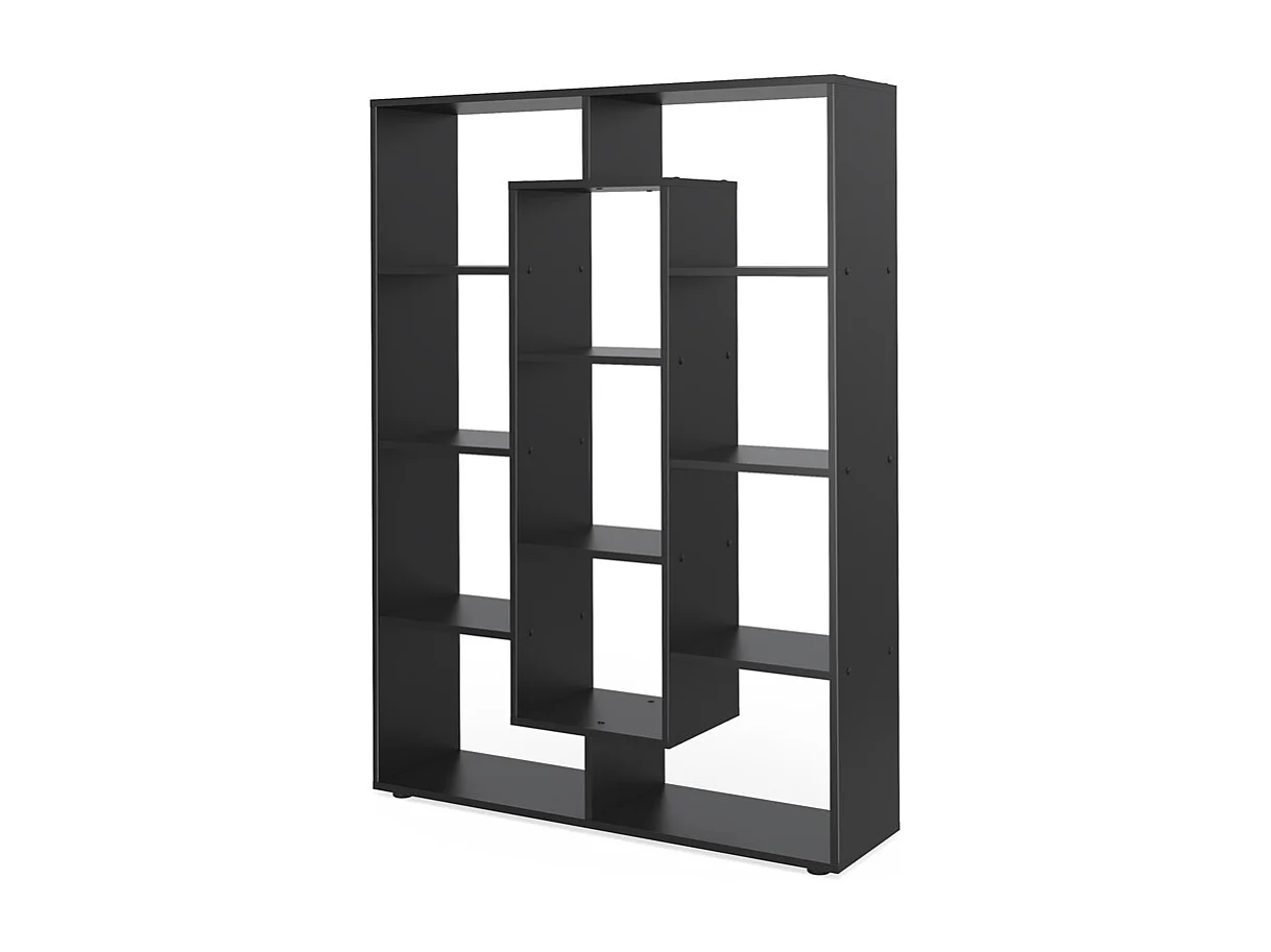 Dzielnik pokoju czarny 107.2x29x143 4775275