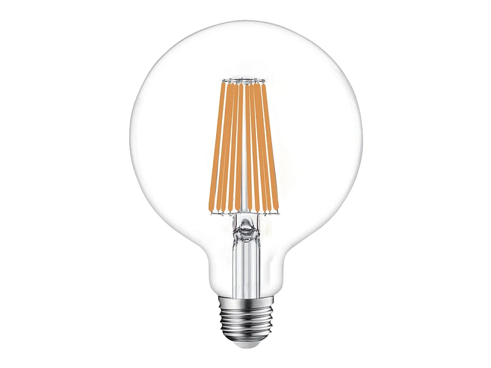 Alcapower - żarówka LED E27 G125 18 W 3200 lm, kąt świecenia 320°, klasa energetyczna C, Ø125 mm, światło natychmiastowe, długa żywotność - 3000 K 4622346 - obrazek 1