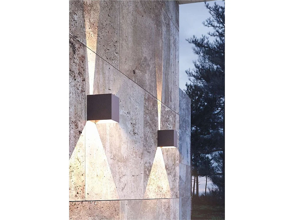 Biała lampa ścienna LED IP54 6,8W z regulowanymi żebrami 4000k 3696600 - obrazek 1