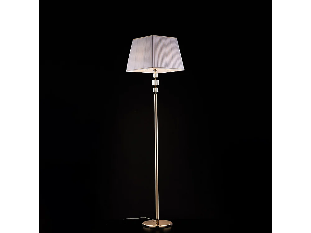 Lampa podłogowa Franz w kolorze złotym i kryształowym, 1 lampa, abażur dm.45 .180 Ø40 BL275-PH-OR 3717320 - obrazek 1