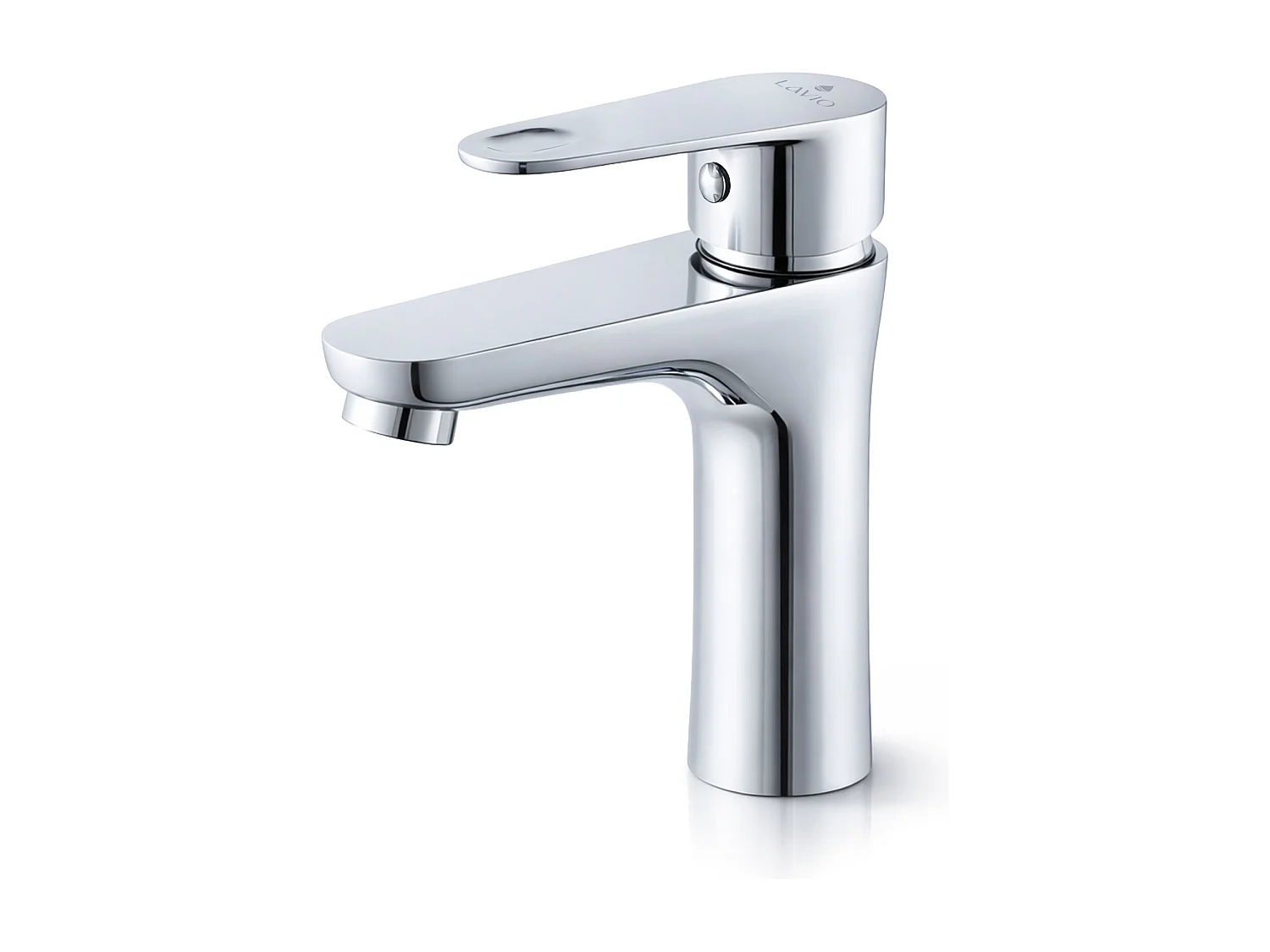 Bateria umywalkowa stojąca niska SOLARI Chromowana 4979401 - obrazek 1