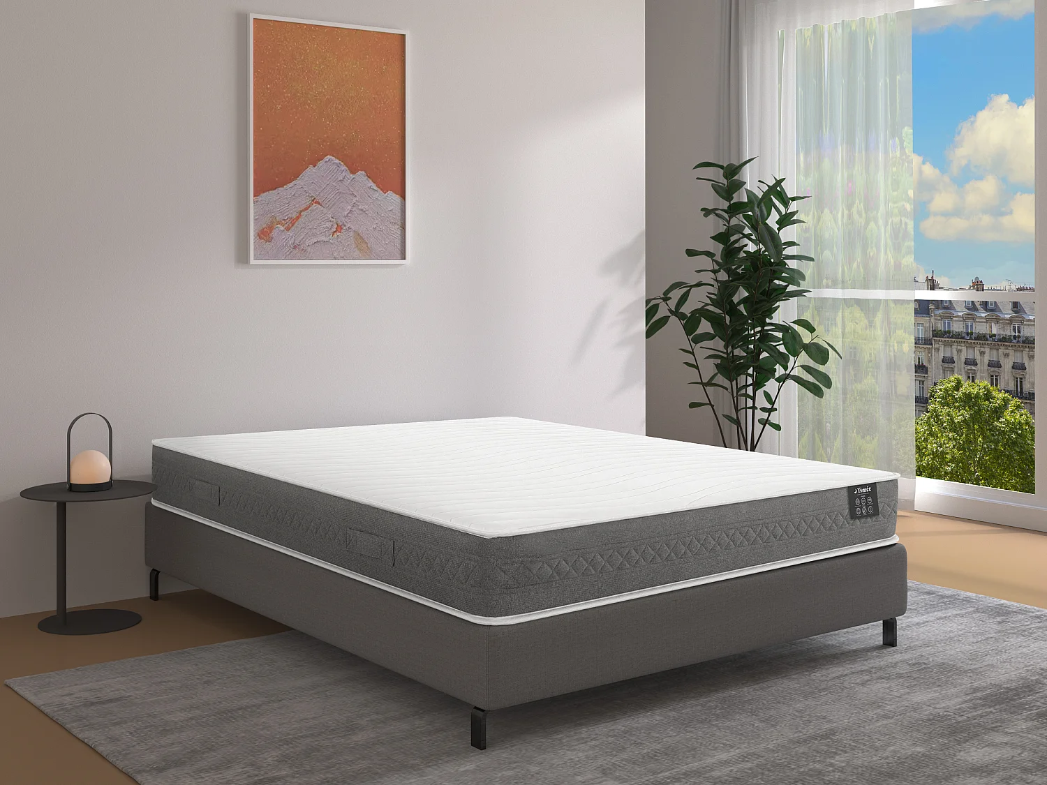 Materac 160 x 200 cm sprężyny kieszeniowe gr. 20 cm – ENOROS marki YSMÉE 4812771