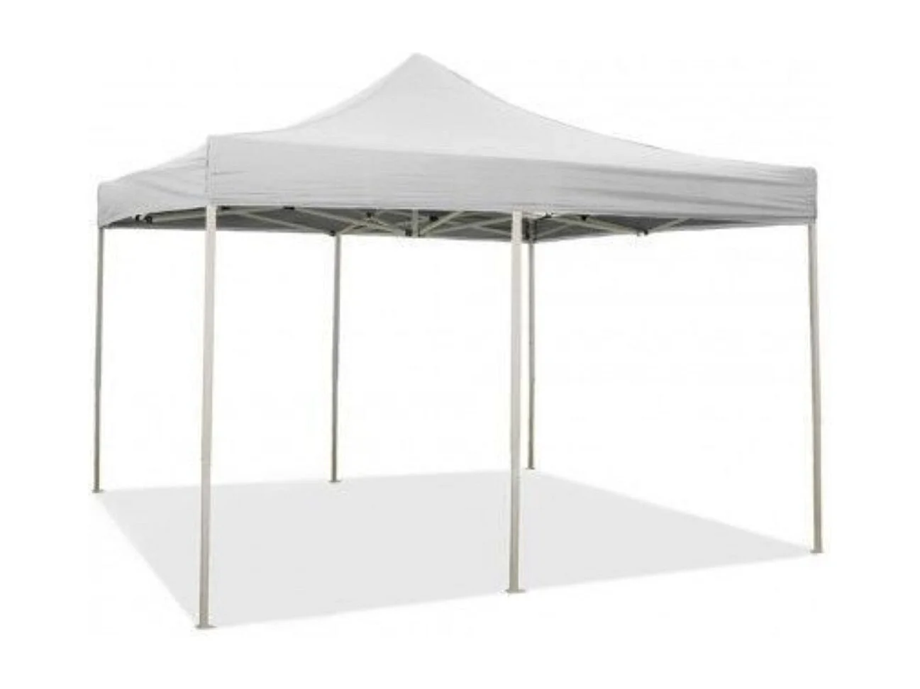 3 x 6 m Biała składana altana pokryta wodoodpornym PVC 4902603