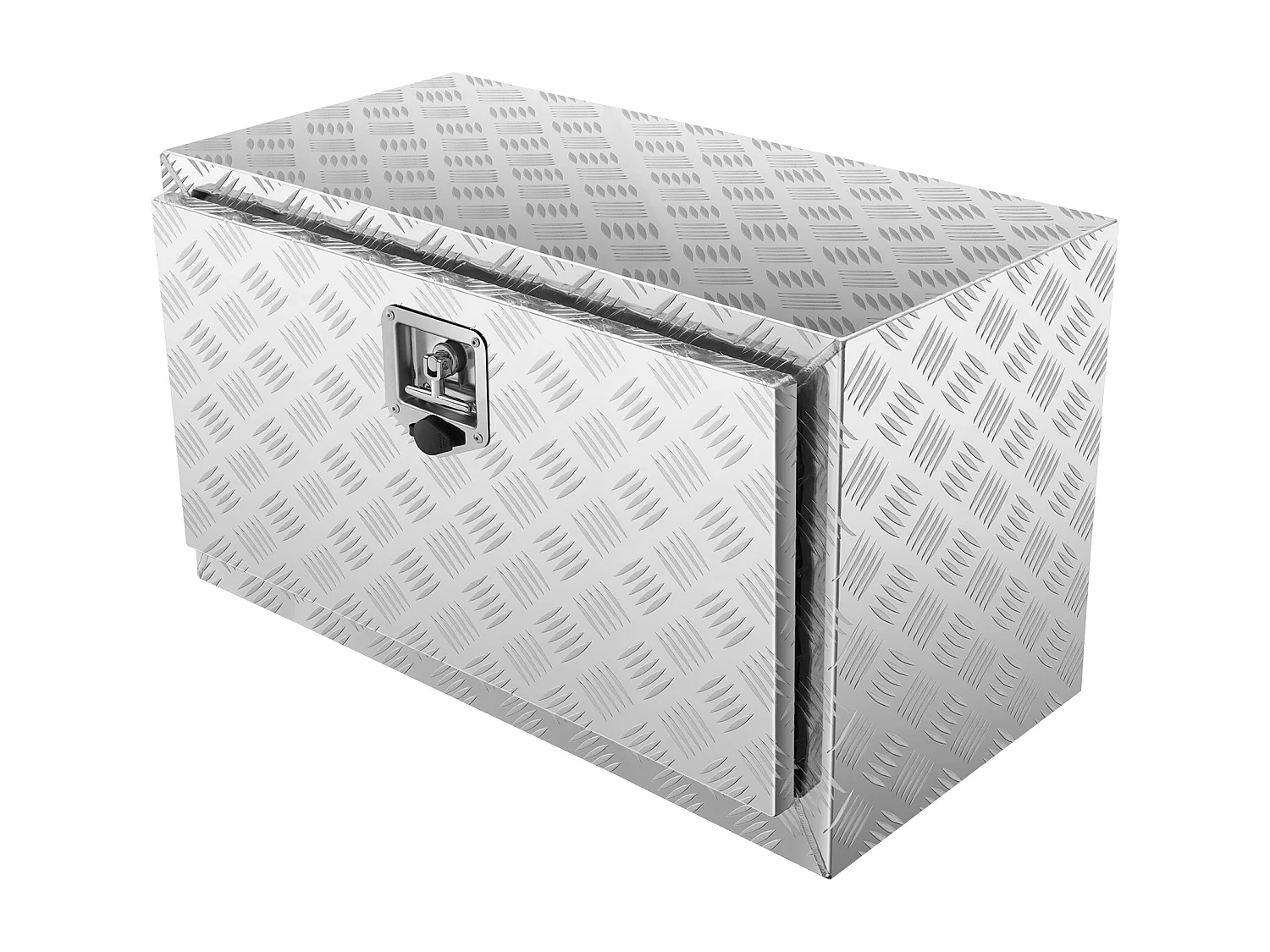 Aluminiowa Skrzynka Narzędziowa dla Ciężarówki SucceBuy, 76,2 x 35,6 x 40,6 cm, Przechowywanie dla Przyczep i Samochodów Kempingowych 4396991