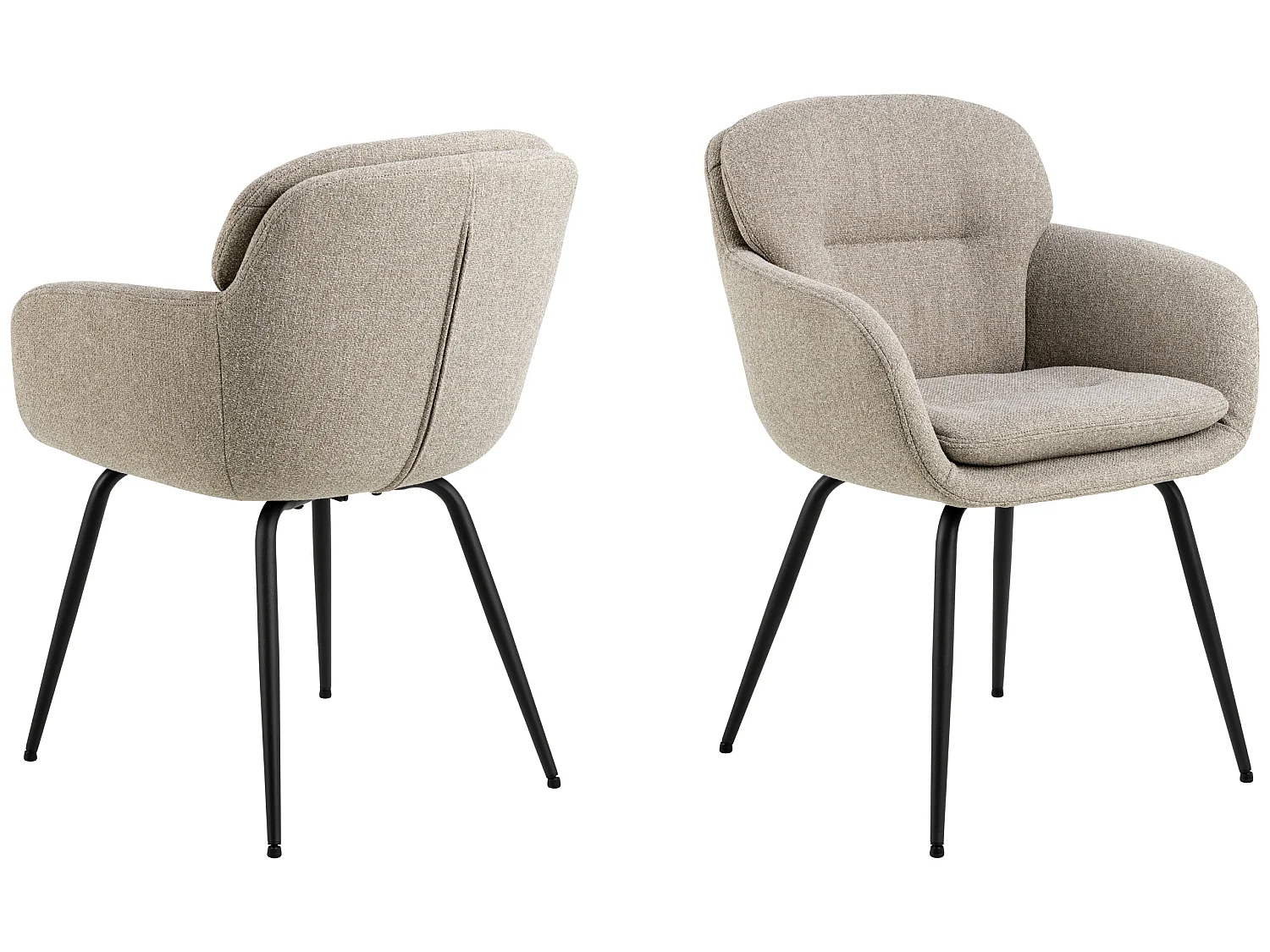 2x Krzesło Moss tapicerowane, Beige 60 4810297
